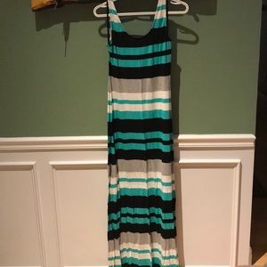Striped maxi dress